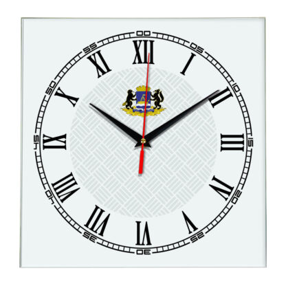 Сувенир настенные часы из стекла Тюмень 17