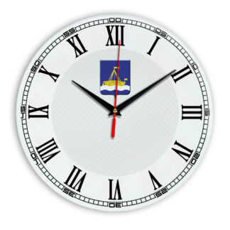 Стеклянные настенные часы с логотипом Тюмень 2-09
