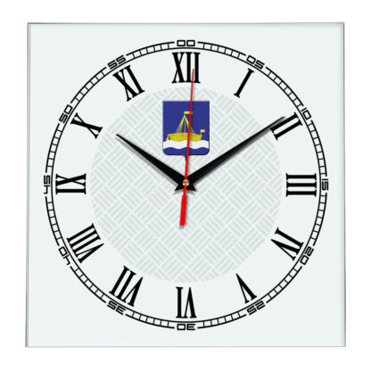 Сувенир настенные часы из стекла Тюмень 2-17