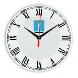 Стеклянные настенные часы с логотипом Ульяновск 09