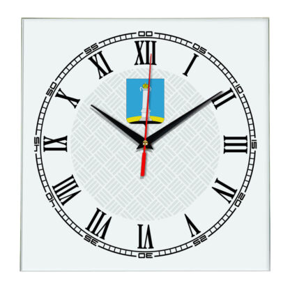 Сувенир настенные часы из стекла Ульяновск 17