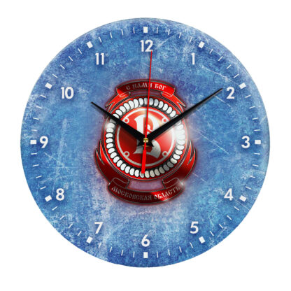 Настенные часы — На льду эмблема Vityaz Moscow Oblast 04