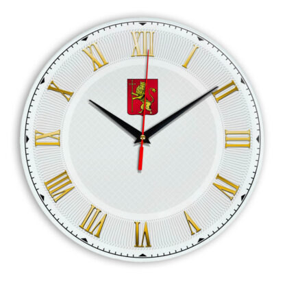 Часы на стену с римскими цифрами Владимир 01