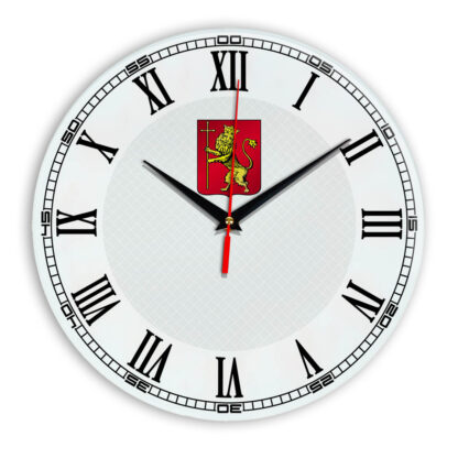 Стеклянные настенные часы с логотипом Стеклянные настенные часы с логотипом Владимир 09