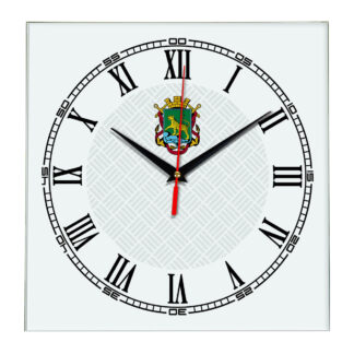 Сувенир настенные часы из стекла Владивосток 17