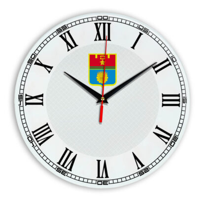 Стеклянные настенные часы с логотипом Волгоград 09