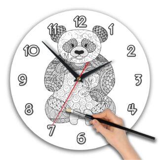 Часы раскраска. зенарт «Панда»