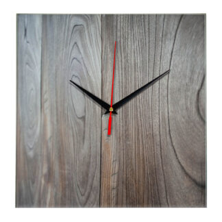 Дизайнерские настенные деревянные часы "WoodGlass" 15