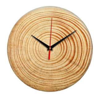 Дизайнерские настенные деревянные часы «WoodGlass» 19