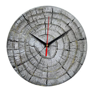 Дизайнерские настенные деревянные часы "WoodGlass" 21