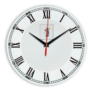 Стеклянные настенные часы с логотипом Ярославль 09