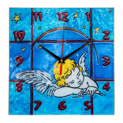 Часы раскраска на стекле для детей «Спящий ангел»