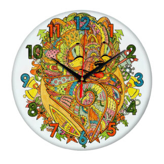 Часы раскраска для детей «Новогоднее настроение»